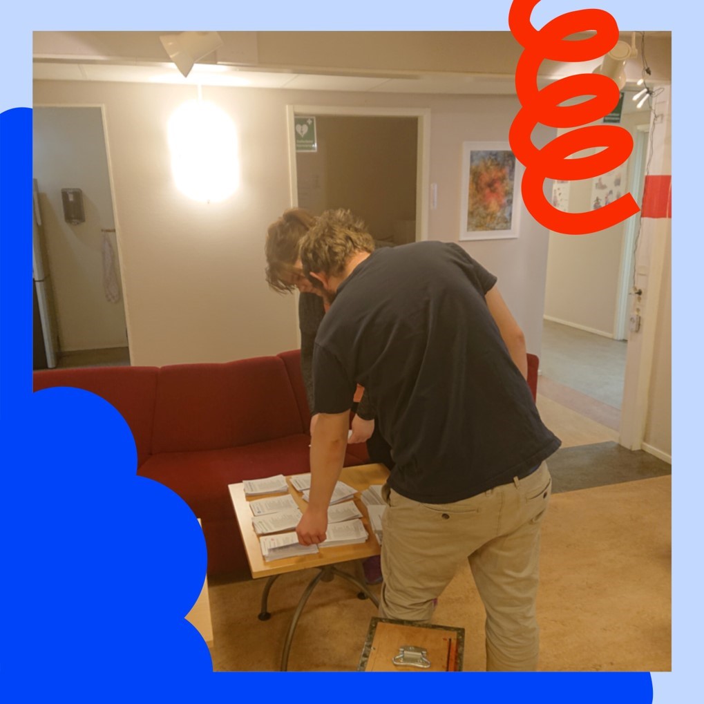 vi testar på att rösta!